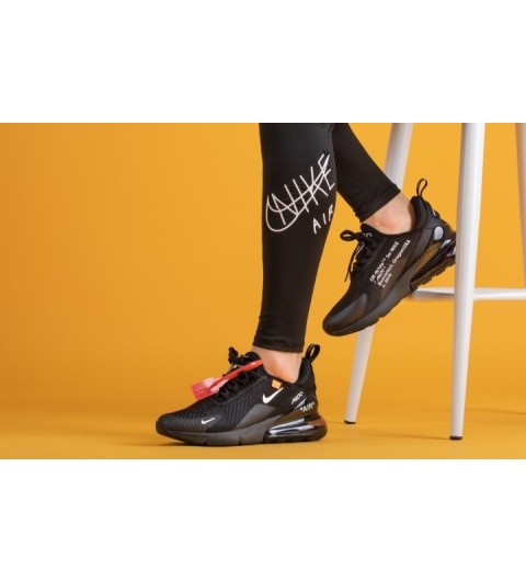 나이키 x 오프화이트 에어맥스 270 - 블랙