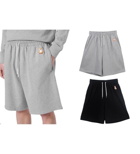 [50% 세일] 메종키츠네 폭스패치 하프팬츠 (2color)