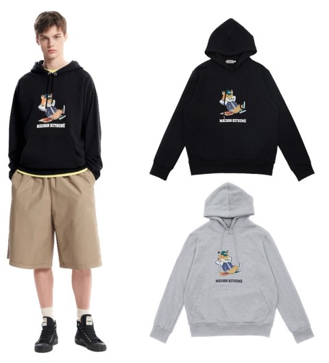 메종키츠네 드레스 폭스 후드티 - 2 color