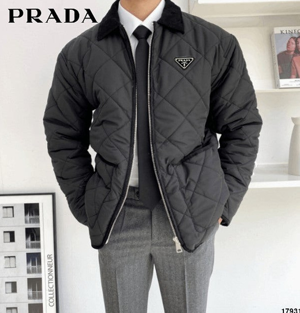 프라다 퀄팅 카라자켓 (3COLOR) -17931