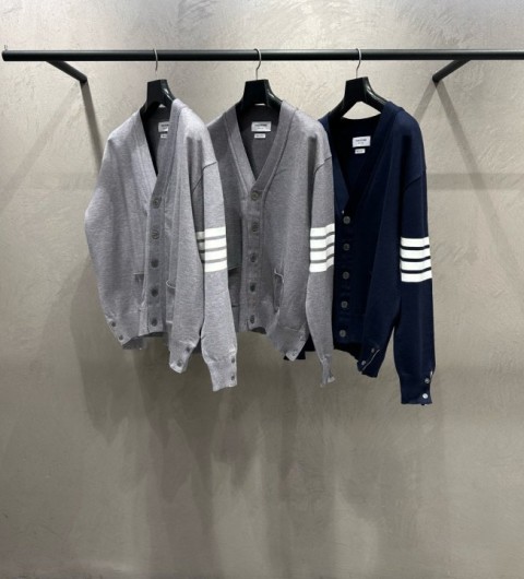 톰브라운 4선바 메리노울 가디건 - 3 Color