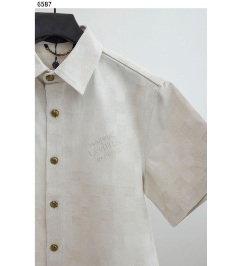 루이비통 수입고급 멀티플 코튼 슬리브 셔츠 자켓