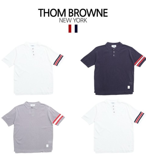 톰브라운 폴로 삼색 카라 반팔 - 3 Color