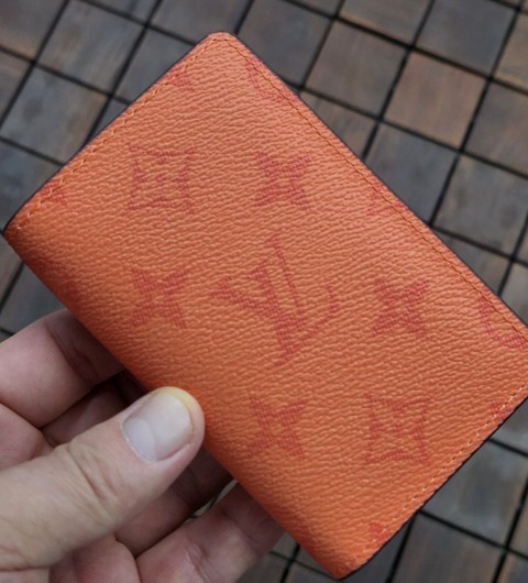 루이비통 포켓 오거나이저 카드지갑 - 오렌지