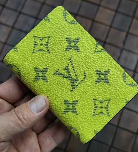 루이비통 포켓 오거나이저 카드지갑 - 네온