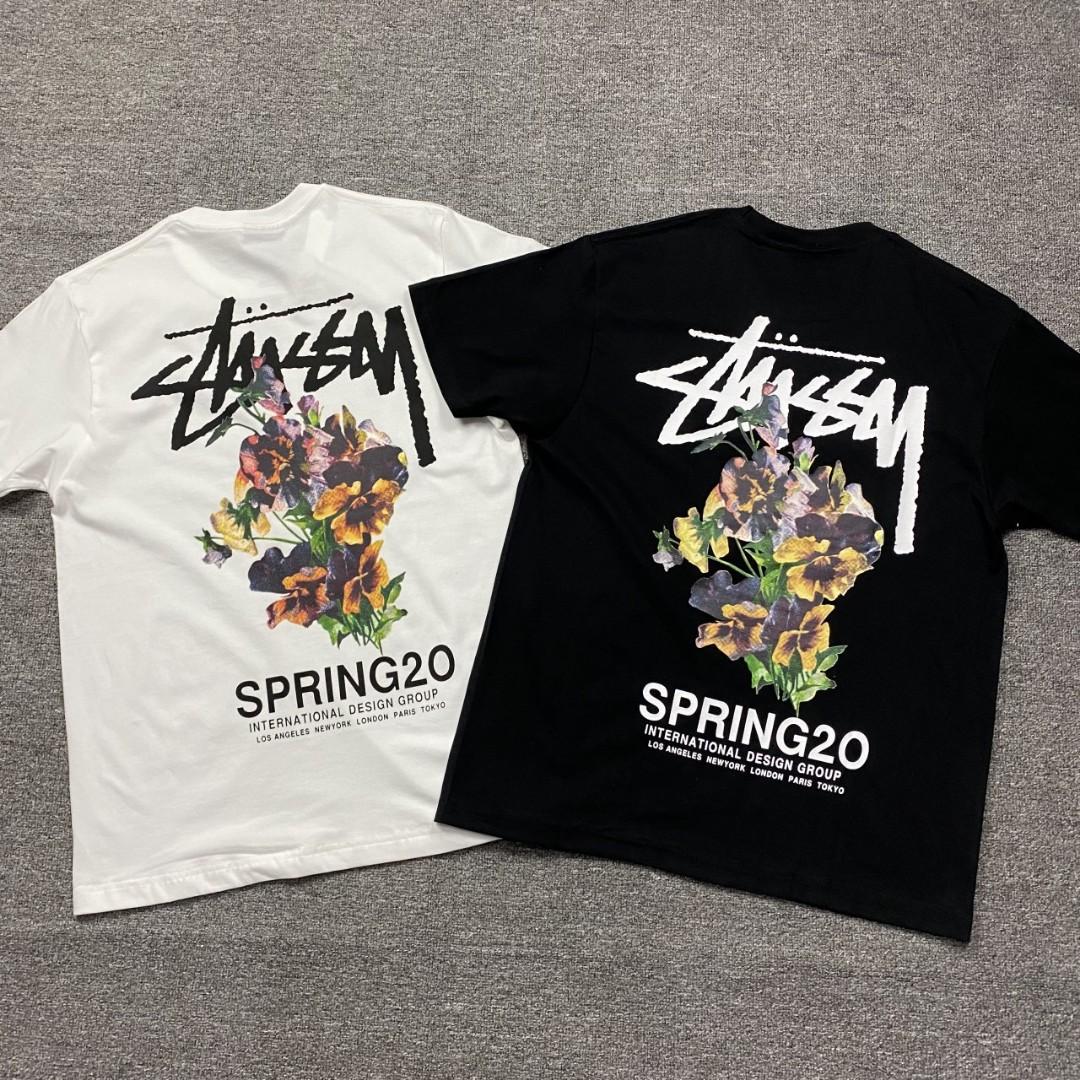스투시 부케 플라워 반팔티 2color