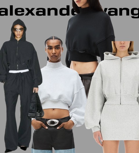 알렉산더 왕 여자 크롭 셋업 - 4 Type