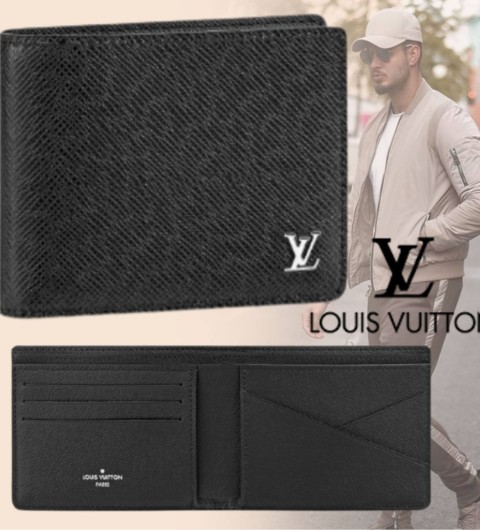 루이비통 LV 멀티플 반지갑 - 블랙