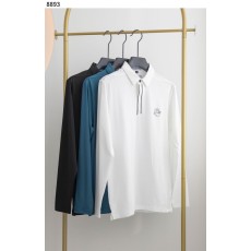 말본 버킷햇 로고 남성 롱슬리브 PK 티셔츠 - 3 Color