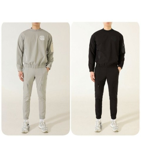 지포어 맨즈 써클 G`s 맨투맨 + 팬츠 SET  - 2 Color