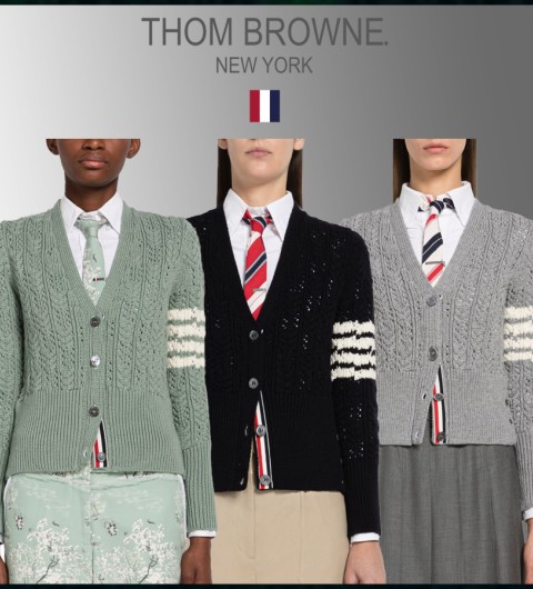 톰브라운 여성 아이리시 포인텔 가디건 - 3 Color