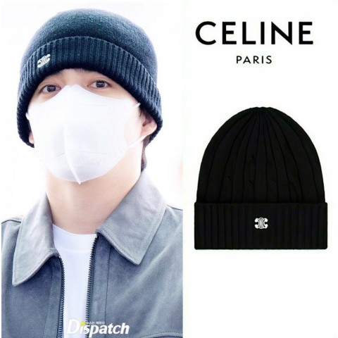 셀린느 트리오페 자수 비니