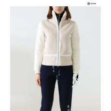 지포어 여성 무스탕 하이브리드 구스 다운자켓