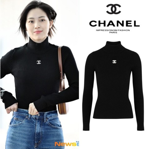 2024 F/W 샤넬 니트 터틀넥
