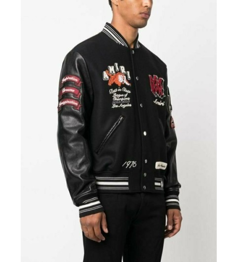 아미리 타이거 바시티 봄버 자켓