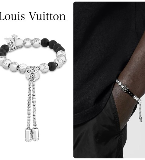 루이비통 모노그램 비즈 팔찌