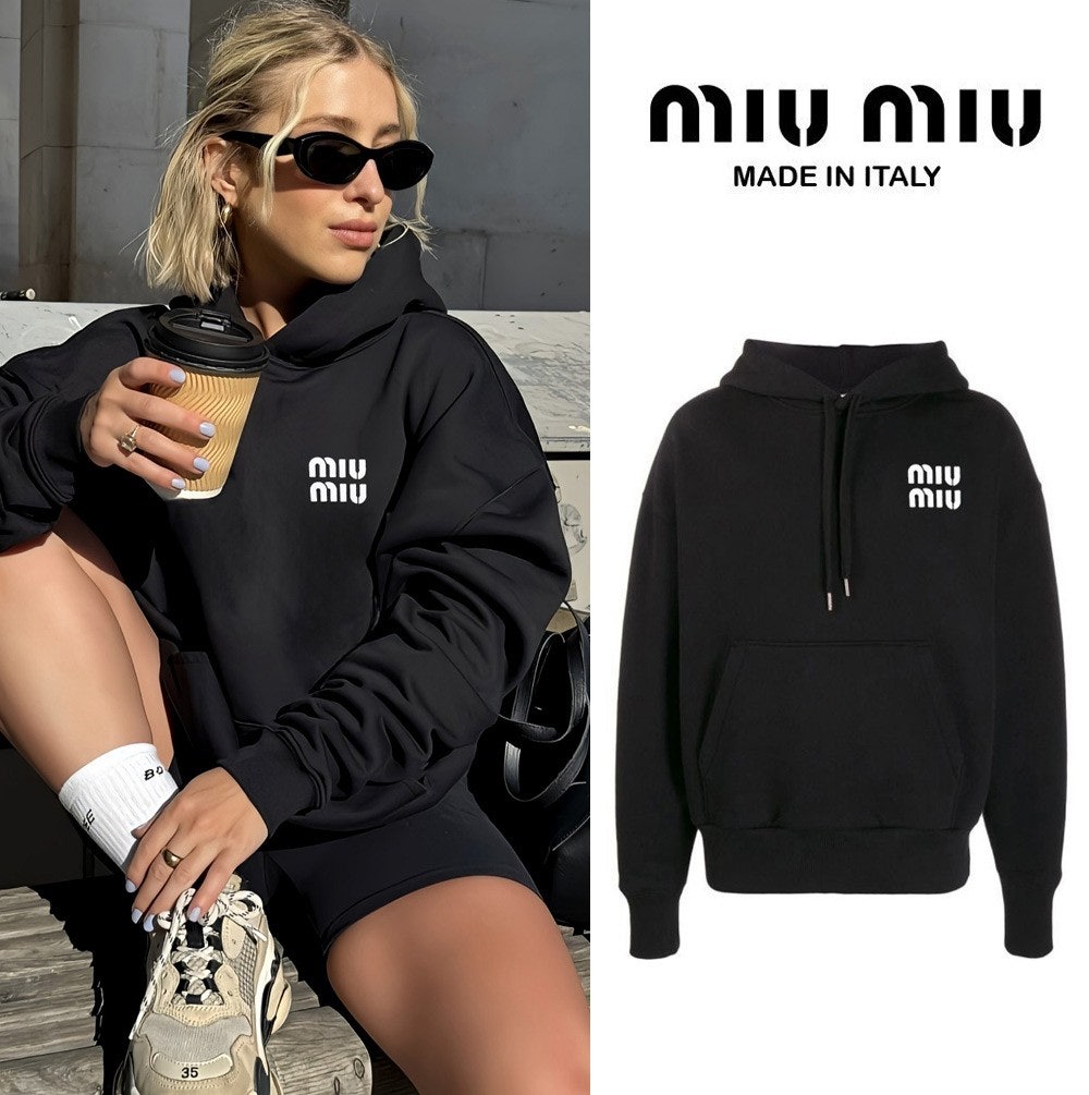 미우미우 (miumiu) 엠보 후드 -여성용-