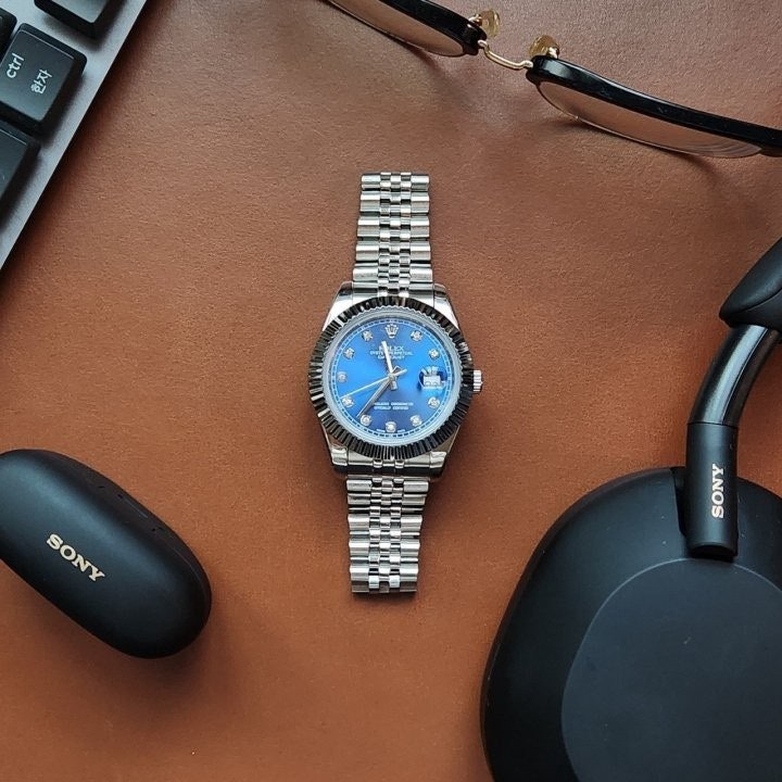 롤렉스 데이트 저스트 블루 다이얼