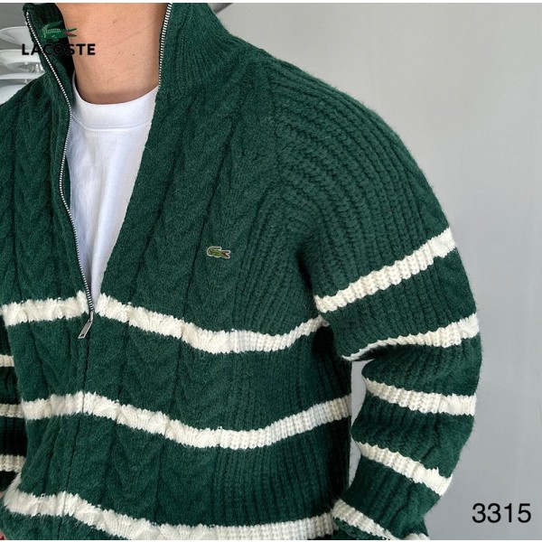 라코스테 3313_LC 크라운 투웨이 케이블 집업 가디건 - 4 Color-레플리카 사이트 쇼핑몰