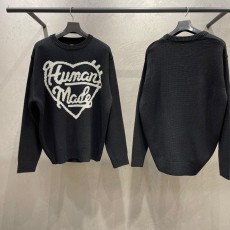 휴먼메이드 레터링 니트