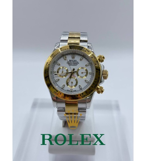 롤렉스 최신상 데이토나 화이트다이얼 콤비 오토무브 (국내공장 AS가능)