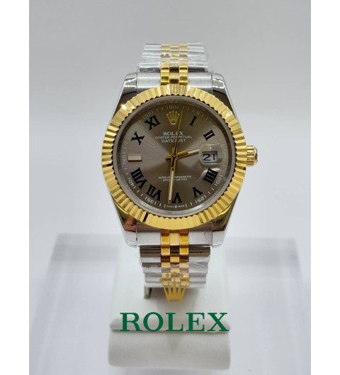 롤렉스 데이저스트 그레이 로마 다이얼 콤비 남성용 (국내공장 AS가능)