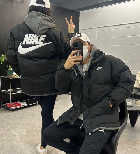 나이키 후드패딩 2color