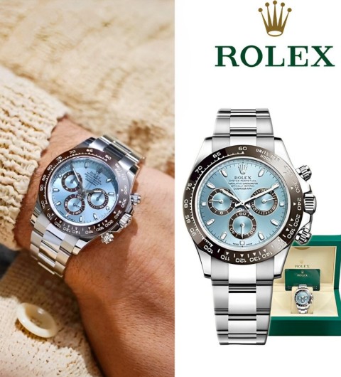 롤렉스 데이토나 플래티넘 116506 아이스 블루 다이얼 (국내공장 AS가능)