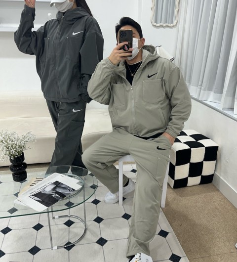 나이키 윈터 융기모 세트 3color