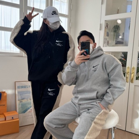 나이키 팬텀 조거세트 (맨투맨&후드 선택가능) 2color