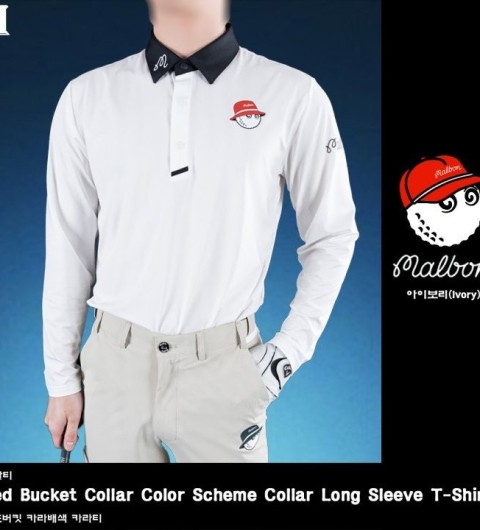 말본 레드버킷 카라배색 카라티 2color