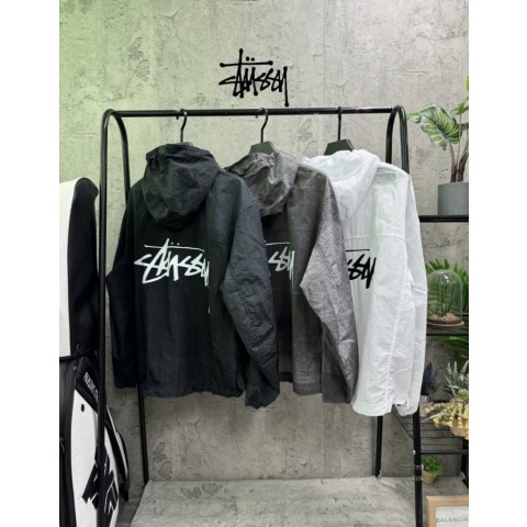 스투시 크롭 윈드자켓 3color