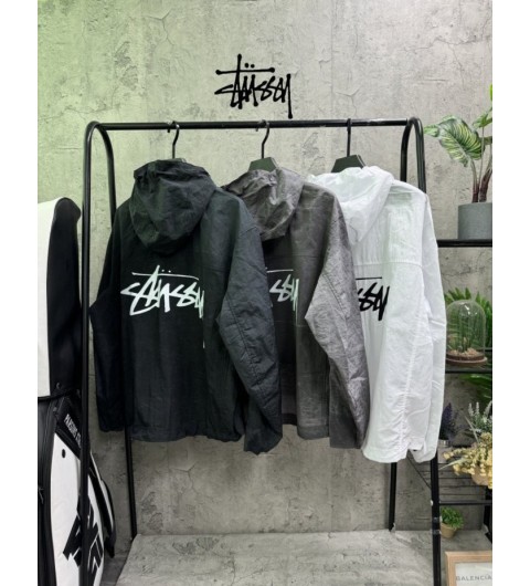 스투시 크롭 윈드자켓 3color