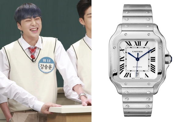 까르띠에 산토스 42mm 화이트다이얼 브레이슬릿 (국내공장 AS가능)