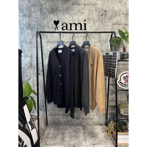 AMI 아미 하트 가디건 3color