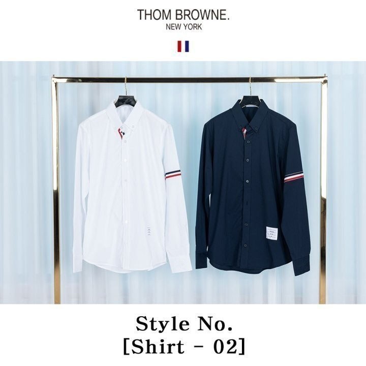 [THOM BROWNE] 팔 삼선 Shirt-02