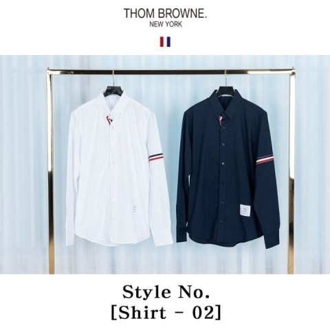 [THOM BROWNE] 팔 삼선 Shirt-02