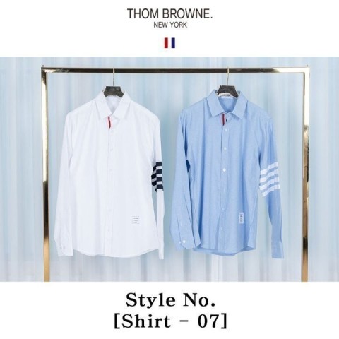 [THOM BROWNE] 옥스포드 소매사선 Shirt-07