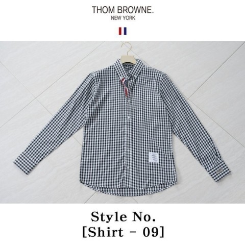 [THOM BROWNE] 잔고방체크 Shirt-09