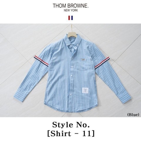 [THOM BROWNE] 스트라이프 암밴드 Shirt-11 (2color)
