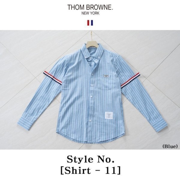 [THOM BROWNE] 스트라이프 암밴드 Shirt-11 (2color)-레플리카 사이트 쇼핑몰