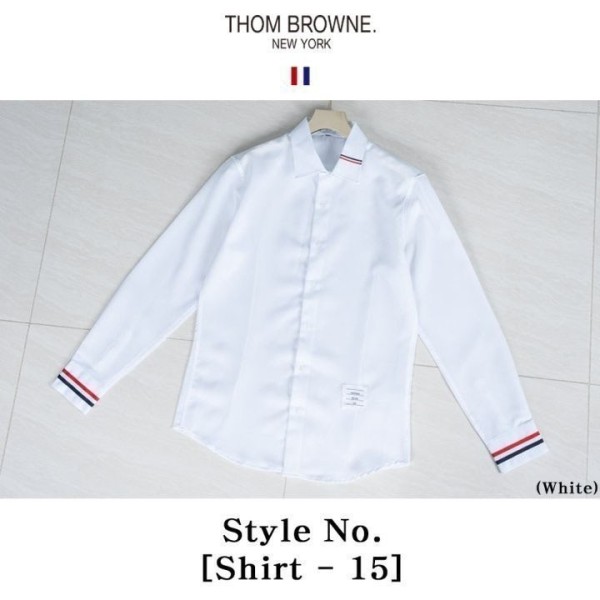 [THOM BROWNE] 카라포인트 셔츠 Shirt-15-레플리카 사이트 쇼핑몰