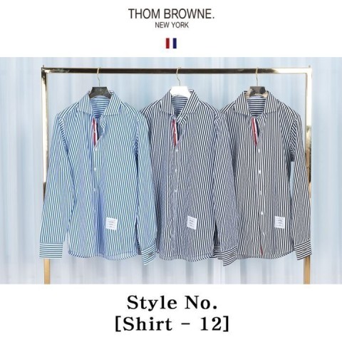 [THOM BROWNE] 줄지히든삼선 Shirt-12 (3color)