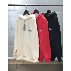 발렌시아가 웨이브로고 자수 후드티 - 3 Color