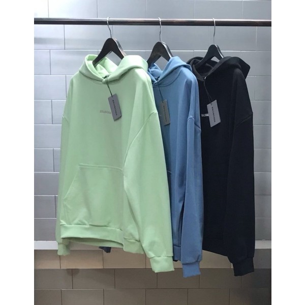 발렌시아가 로고자수 후디 - 4 Color-레플리카 사이트 쇼핑몰