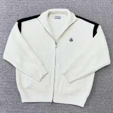 몽클레어 라인 코드 배색 니트집업 (2color) -20232