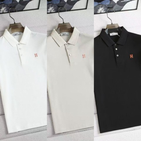 에르메스 25시즌 H 자수로고 카라티셔츠 - 3 Color