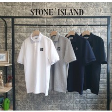 스톤아일랜드 사각와팬PK 하프카라 (4color)