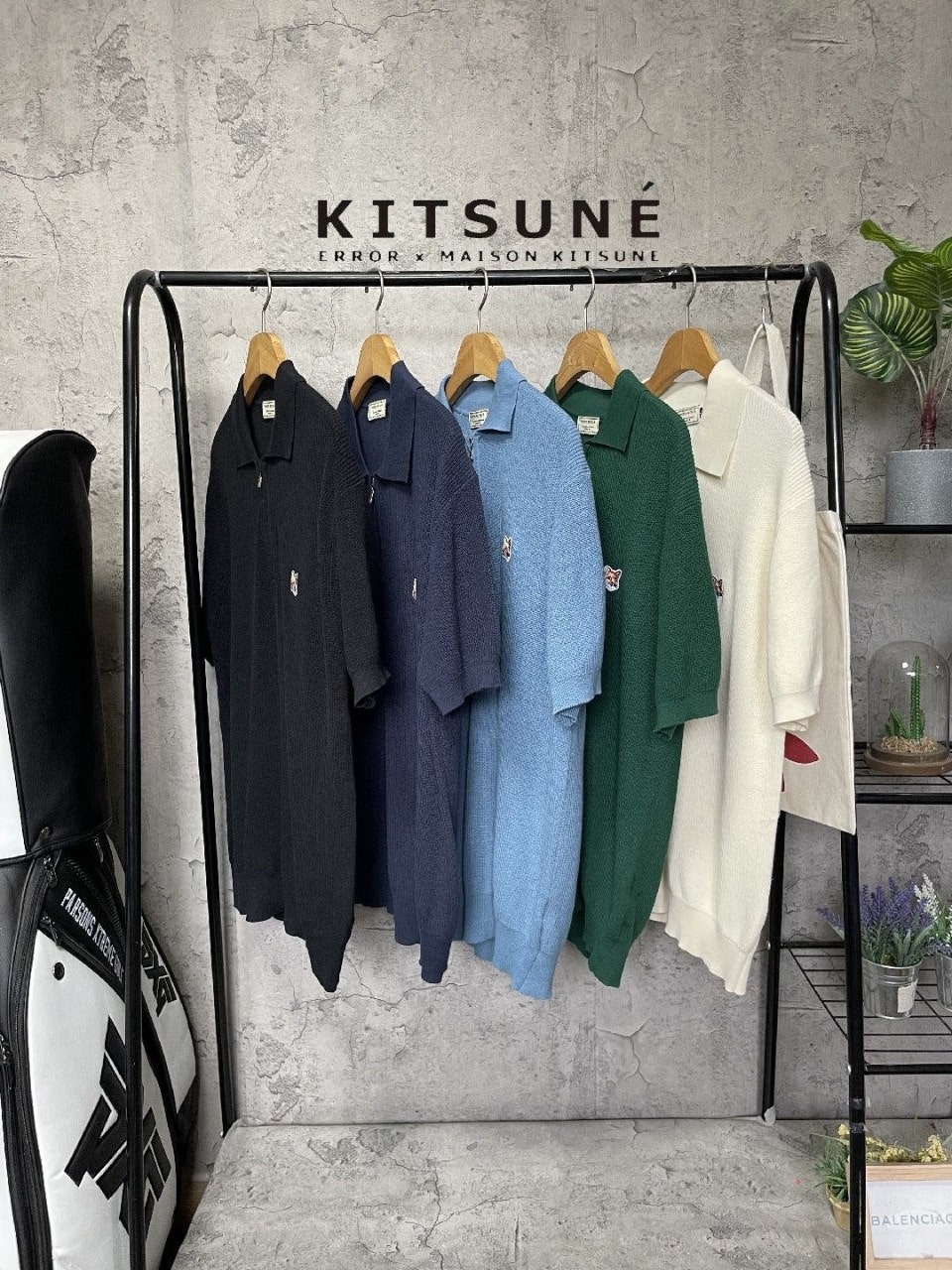 메종키츠네 코헨하찌집업 (5color)