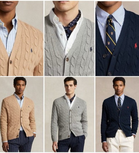 *한정수량 세일* 폴로 랄프로렌 코튼 케이블 니트 가디건 (3color)